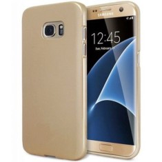 Husa pentru Samsung Galaxy S7 Edge, MyStyle Perfect Fit , Gold