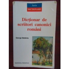 Dictionar de scriitori canonici romani- George Badarau