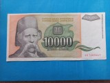 Iugoslavia 10000 Dinari 1993 - Seria AB 7265117