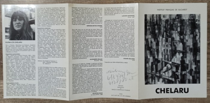 Pliant artist Elena Uta Chelaru