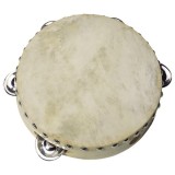 Tamburina cu piele naturala si minitalgere