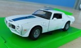 Macheta Pontiac Firebird Trans AM 1972 alb - Welly NEX 1/24, 1:43