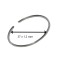 Segment 37 x 1.2 mm Drujba compatibili Stihl 017, Ms 170, Ms 171 37mm X 1,2, PowerX