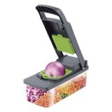 Set Tocator de Legume si Fructe cu Recipient si 12 Accesorii, CMCLASS