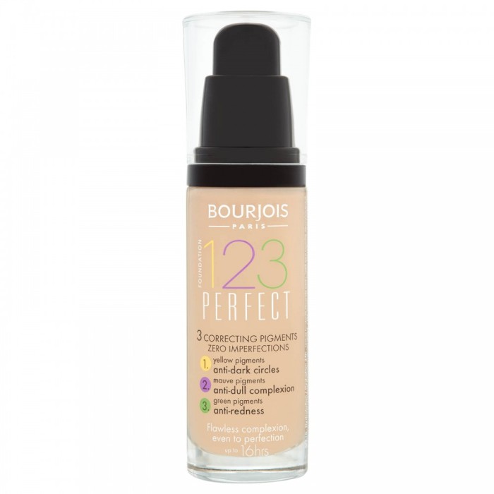 Fond de ten Bourjois 123 Perfect 58 Dark Bronze SPF 10, 30 ml