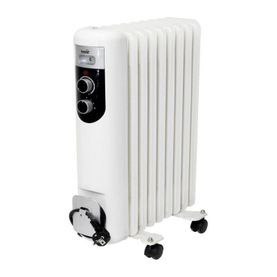 Radiator electric pe ulei 2000W 9 elementi 3 trepte incalzire termostat mecanic foto