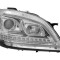 Set faruri tuning MERCEDES Clasa ML (W164), 07.2005-06.2008, partea stanga+dreapta, Taiwan, cu indicator led; cu lumina de parcare LED; H1+H9+LED; el