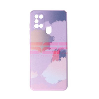 Toc TPU Purple Design Samsung Galaxy A72 Cloud foto