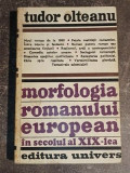 Morfologia romanului european in secolul al XIX-lea - Tudor Olteanu
