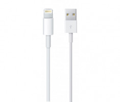 cablu date si incarcare USB - lightning (Iphone), alb, 1 ml, foto