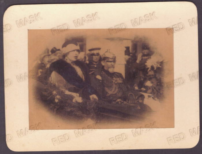 -3205 - Queen MARY, Maria &amp; King FERDINAND - old Photo CDV ( 17/13 cm )