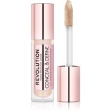 Makeup Revolution Conceal &amp; Define corector lichid culoare C 6,5 4 g