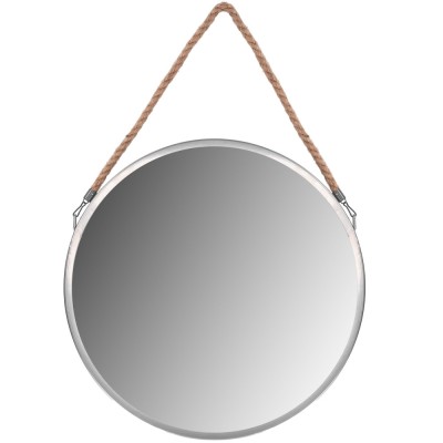 Oglindă rotundă 40CM silver KLMH-0410S-1 foto