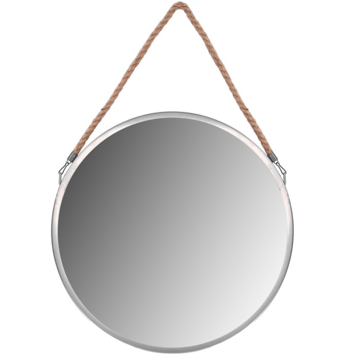 Oglindă rotundă 40CM silver KLMH-0410S-1