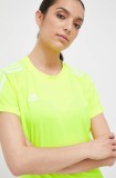 Adidas Performance tricou de antrenament Hilo culoarea verde HR6097