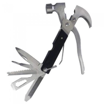 Ciocan Multifunctional, 18 in 1 Pentru Camping, Auto, Drumetii sau Uz Casnic foto