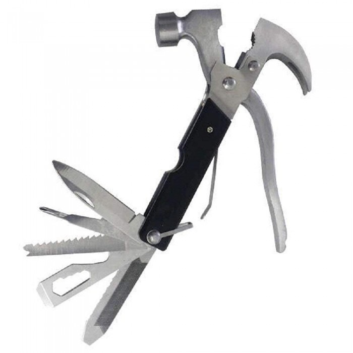 Ciocan Multifunctional, 18 in 1 Pentru Camping, Auto, Drumetii sau Uz Casnic