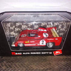 Macheta Alfa Romeo 33TT12 - 1000km Spa - 1975 - BRUMM scara 1:43