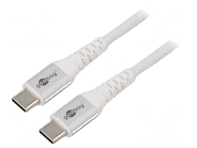 Cablu USB 2.0 USB C 3m alb