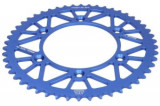 Pinion spate aluminium, tip lanț: 520, număr dinți: 50 (blue), JT