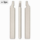 Set 3 lame cheie auto 126# HU100 pentru Chevrolet, Buick, GMC si Opel