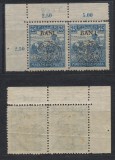 Emisiunea Cluj 1919 timbru Seceratori 25 BANI eroare BAN I &icirc;n pereche cu timbru normal MNH, Istorie, Nestampilat