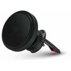 Suport auto 3mk Car MagCharger&trade; wireless MagSafe fixare in grila de ventilare+ incarcator auto 15W Negru