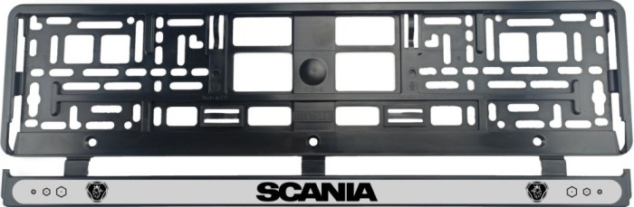 Set 2 bucati, suport numar inmatriculare, Scania III