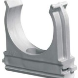 Cleme fixare teava 25 mm, culoare gri, montaj rapid si fixare sigura
