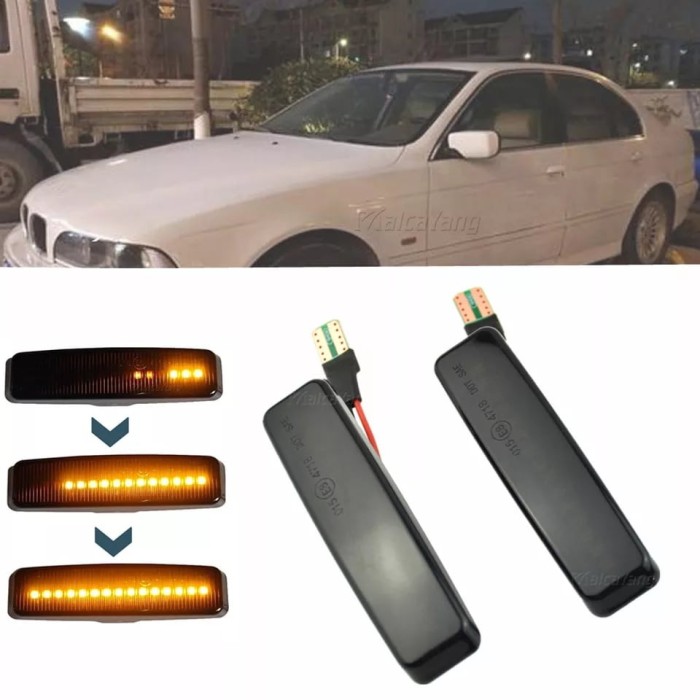 Set 2 semnalizari dinamice BMW 5 Series E39 12/1995-06/2003