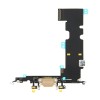 Flex Incarcare si Microfon iPhone 8 Plus, Auriu, Piesa de schimb Mufa