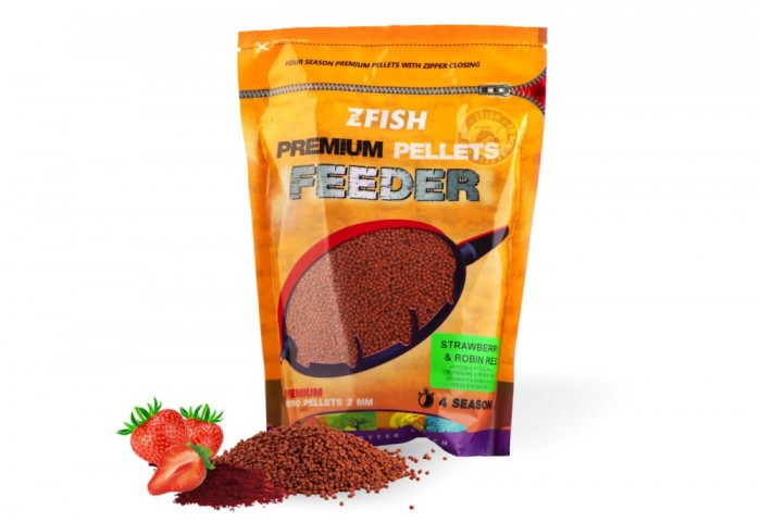 ZFISH - Micro Pelete 2mm, 700g - Capsuna si Robin Red
