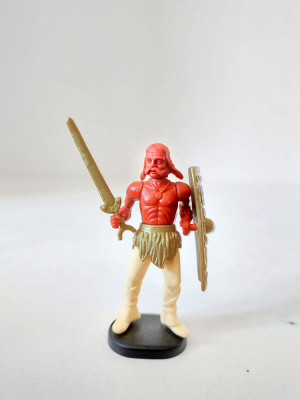 Figurina viking, plastic, rotativ (din bucati care se imbina) 6cm foto