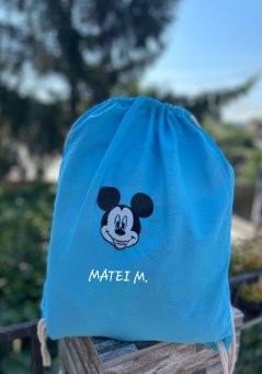 Saculet gradinita personalizat Mickey foto