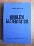 Marcel Roșculeț - Analiză matematică