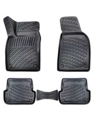 Set covorase auto din cauciuc tip tavita pentru Audi A4 B6 2001-2006 / B7 (Typ 8E / 8H) 2004-2009 foto