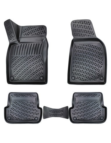 Set covorase auto din cauciuc tip tavita pentru Audi A4 B6 2001-2006 / B7 (Typ 8E / 8H) 2004-2009