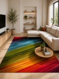 Cumpara ieftin Covor Kolibri Stripes 80 x 150 cm Multicolor Polipropilena Antialergic Moderne Living Dormitor