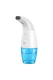Dozator de săpun lichid Andowl, 330 ml, alb cu albastru, senzor, cu baterii