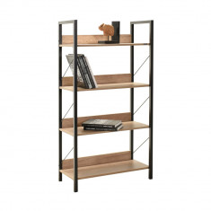 Corp biblioteca, Adore, KTP-840-TT-1, 73x136x35 cm, PAL, Nuc / Negru