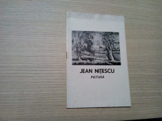 JEAN NITESCU (dedicatie-autograf) - Pictira - Uniunea Artistilor Plastici, 1972 foto