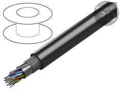 Cablu RS232 RS422 30m PVC Crom