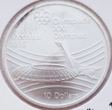 36 Canada 10 Dollars 1976 Montreal Olympic Stadium km 113 argint, America de Nord