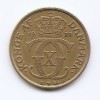 Danemarca 1 Krone 1938 - Christian X, Bronz-Aluminiu, KM-824.2, Europa