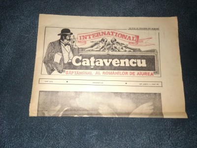 REVISTA CATAVENCU INTERNATIONAL NR 3 RAZBOIUL DIN GOLF foto