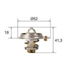 Termostat lichid racire Astra Hd 8; Fiat Sedici; Geo Tracker, Tracker Cabrio; Honda Civic I, Civic II, Nsx I; Hyundai H 1, H 1 Starex, H100, Pony