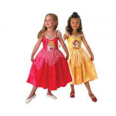 Costum reversibil Disney Belle si Aurora, Frumoasa si Bestia, Glitter Printess foto