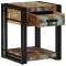 vidaXL Dulap de noapte Multicolour 40 x 40 x 50 cm Lemn masiv reciclat 4016702