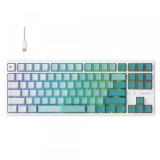 Tastatura Gaming HAVIT KB901L, RGB, 1.8m, Alba Verde, Universal
