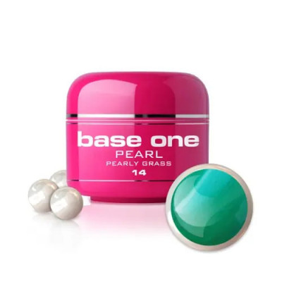 Gel UV Silcare Base One Pearl - Pearly Grass 14, 5g foto